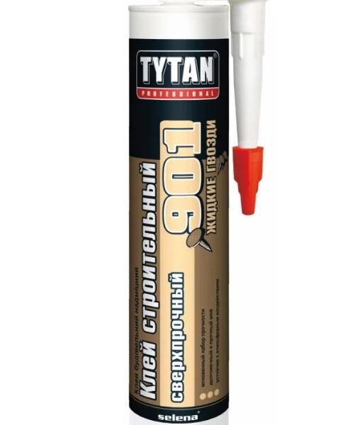 Клей строительный Tytan Professional №901 сверхпрочный бежевый 390гр (23288)