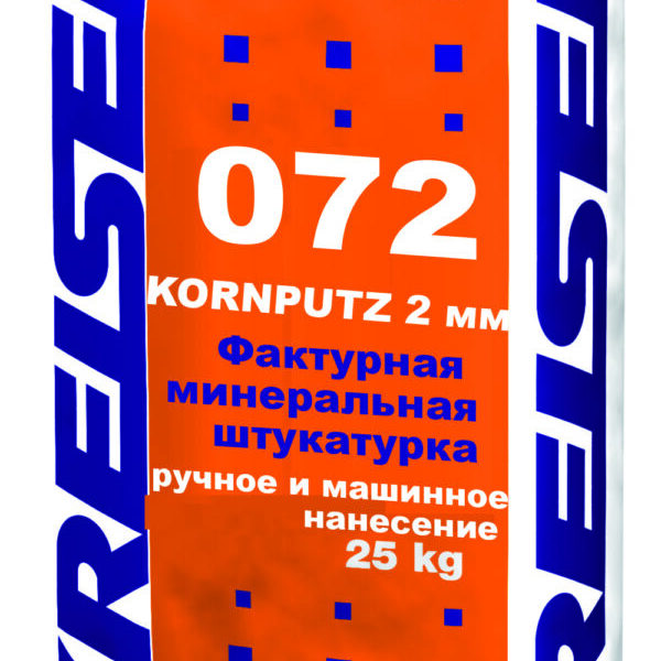 Декоративная минеральная штукатурка для ручного и механизированного нанесения 072 KORNPUTZ Kreisel, 2мм