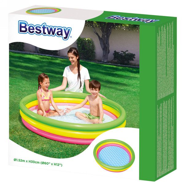 Бассейн надувной круглый 152*30 см Summer Set Pool Bestway