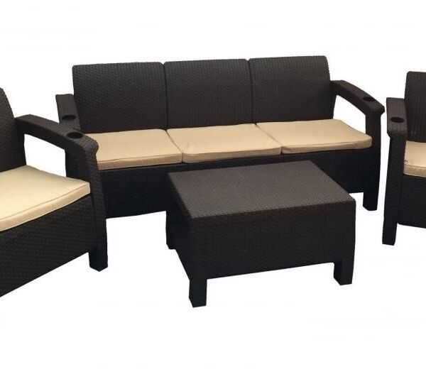 Комплект уличной мебели Yalta Terrace  Triple Set венге