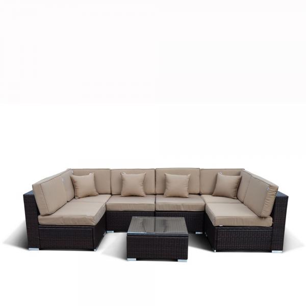 Плетеный модульный диван YR822D