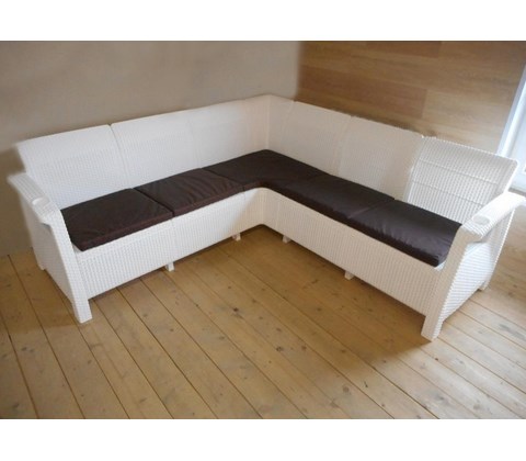 Угловой диван Yalta Corner Set белый