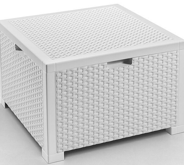 Ящик для подушек 64*64*40 см.для мебели белый Nebraska