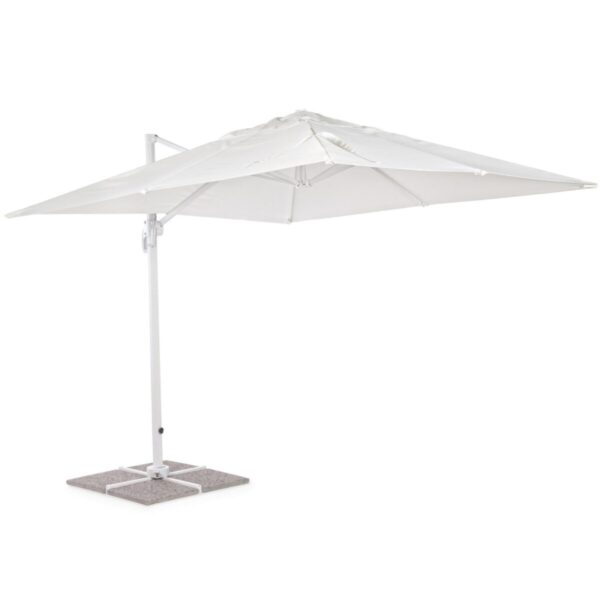Зонт пляжный РИМ   3м х 3м, белый